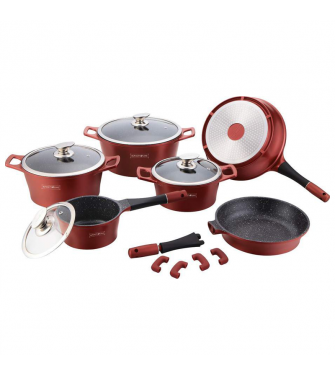 Set Pentole 14 pezzi con Regalo