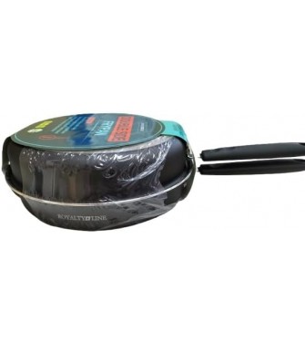 Doppia Padella Royalty line per Girare le Tortillas - Padella Tortillas, Padella Girafrittata,Padella per Frittata -