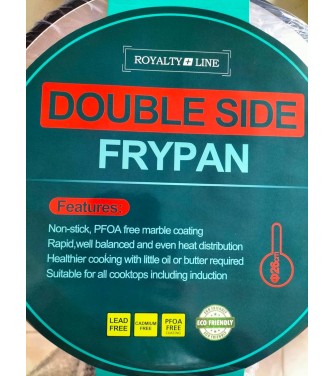 Doppia Padella Royalty line per Girare le Tortillas - Padella Tortillas, Padella Girafrittata,Padella per Frittata -
