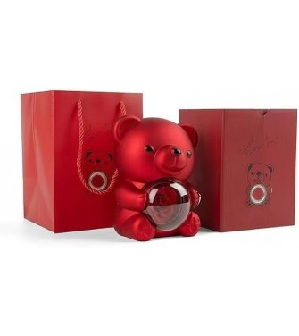 ClaShop Portagioie per collane | Romantica scatola a forma di orso con collana, romantica custodia rotante per gioielli, collana