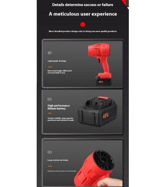 Soffiatore per Auto, asciugatrice per Auto, asciugatrice Portatile Senza Fili per Auto, asciugatrice Portatile per Auto Potente,