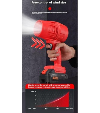 Soffiatore per Auto, asciugatrice per Auto, asciugatrice Portatile Senza Fili per Auto, asciugatrice Portatile per Auto Potente,
