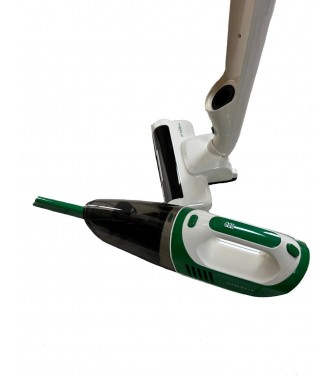 ClaShop Scopa Elettrica Workwear, Senza Sacco, Nuovo sistema di pulizia senza filo VK9, Aspirazione ciclonica, con filtro anti