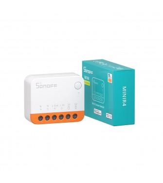MINI R4 WiFi Smart Switch 2-Way, Interruttore intelligente fai-da-te, modalità relè staccabile, WiFi 2.4G, controllo APP,