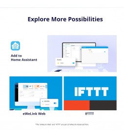 MINI R4 WiFi Smart Switch 2-Way, Interruttore intelligente fai-da-te, modalità relè staccabile, WiFi 2.4G, controllo APP,