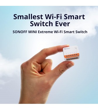 MINI R4 WiFi Smart Switch 2-Way, Interruttore intelligente fai-da-te, modalità relè staccabile, WiFi 2.4G, controllo APP,