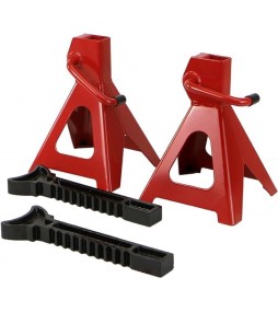 ClaShop Coppia Cavalletti da 6 Tonnellate per Auto Camper Moto Crick Solleva Auto Cavalletti di Sostegno per Officina Garage
