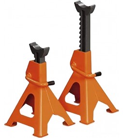 ClaShop Coppia Cavalletti da 6 Tonnellate per Auto Camper Moto Crick Solleva Auto Cavalletti di Sostegno per Officina Garage
