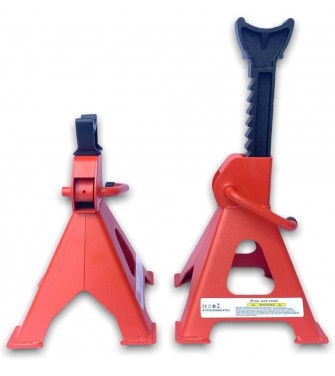 Coppia di cavalletti 3 Tonnellate martinetti Professionali Crick 3 TON Supporti per Auto, Camper Paio di cavalletti di Sostegno