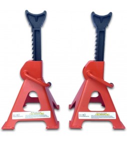 Coppia di cavalletti 3 Tonnellate martinetti Professionali Crick 3 TON Supporti per Auto, Camper Paio di cavalletti di Sostegno