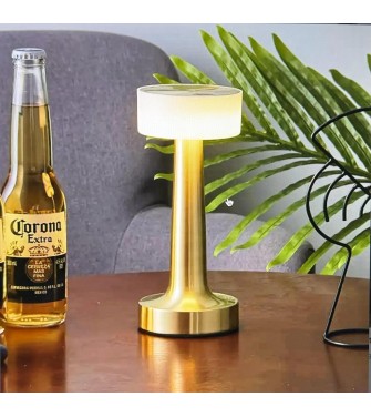 ClaShop Lampada da tavolo a LED senza fili, con interruttore sfioramento, regolabile dimmer, portatile, lettura per il