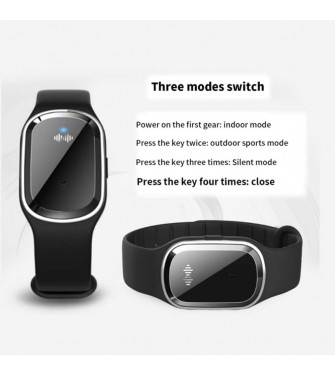 Ultrasuoni Bracciale Repellente Mosquito Repellent Braccialetto Antizanzare per zanzare Orologio elettronico Intelligente