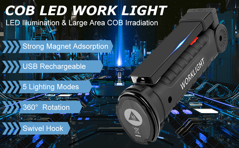 torcia led ricaricabile